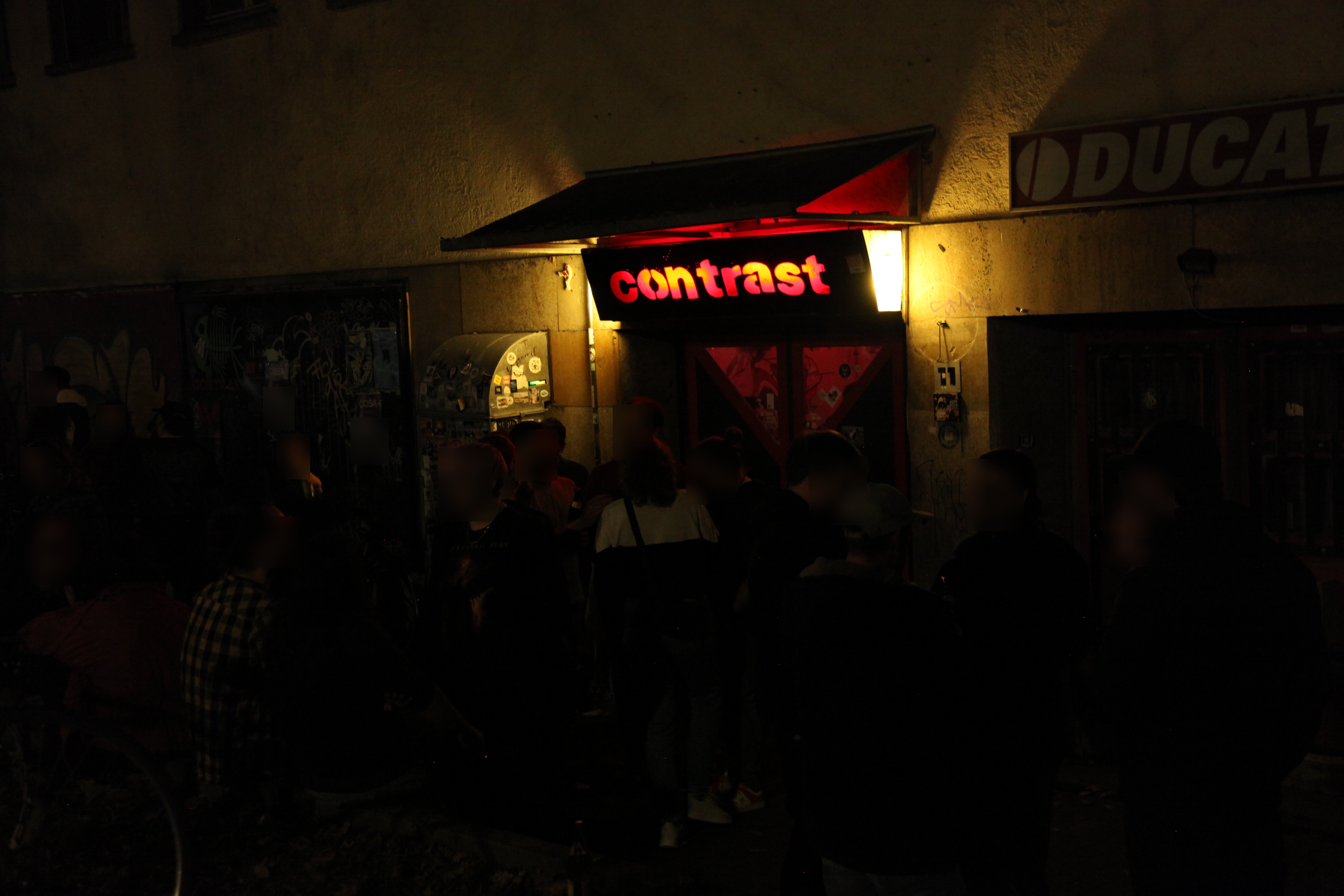 Doors opening for the night